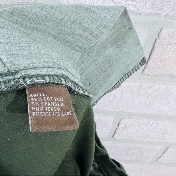 J. McLaughlin Baxter Zip Ankle Dark Green Skinny Jeans Size 6 - Picture 7 of 8